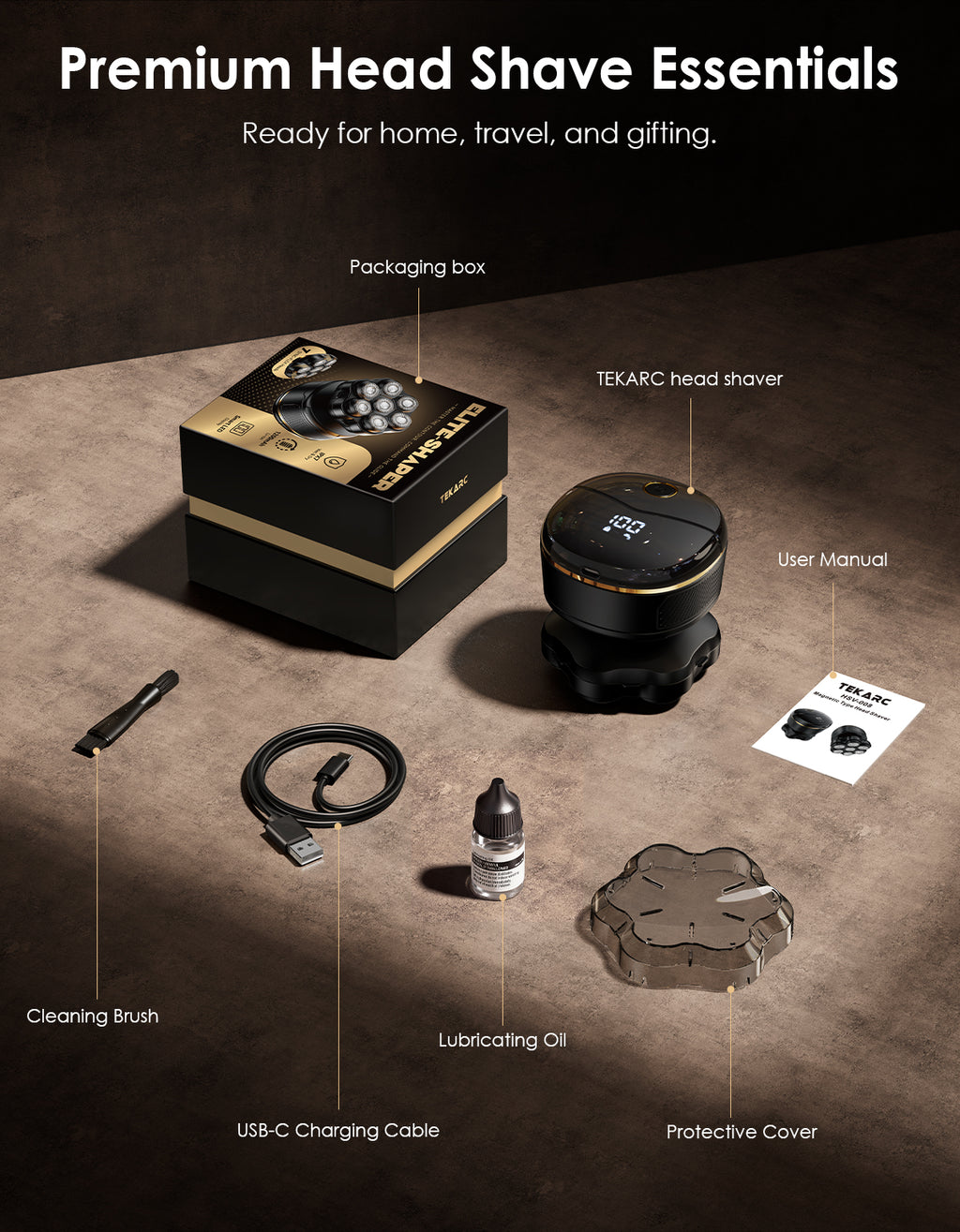 TEKARC 7D SYNC-Flex Floating Head Shavers